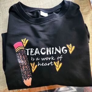 Teacher pullover sweatshirt